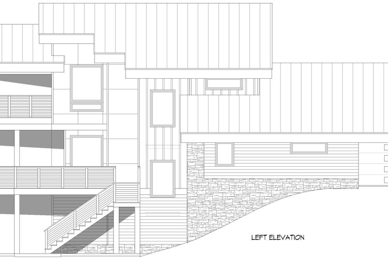 Dream House Plan - Exterior - Other Elevation 1 for Beach House Plan #932-1073 - 3 bed, 3 bath
