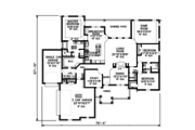 Country Style House Plan - 3 Beds 2.5 Baths 2550 Sq/Ft Plan #65-522 