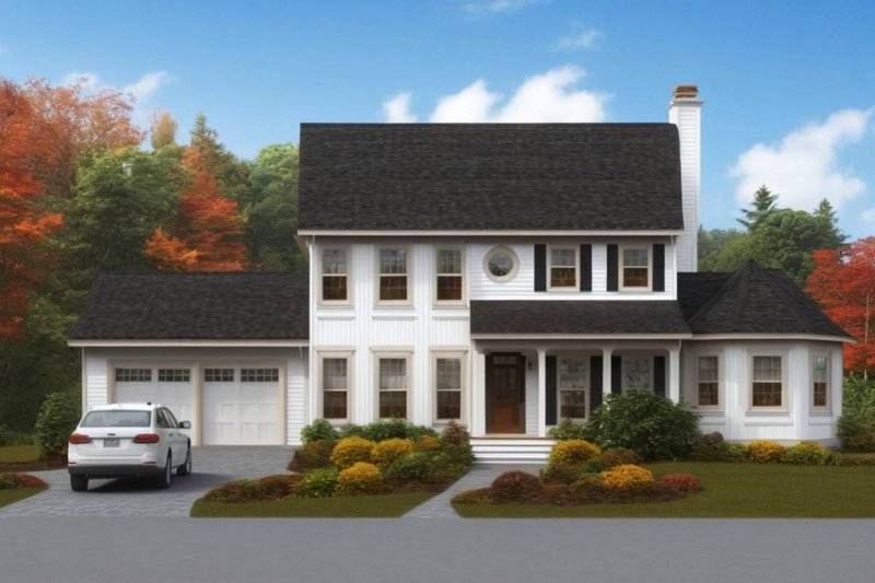 Dream House Plan - Traditional Exterior - Front Elevation Plan #3-274