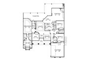 European Style House Plan - 4 Beds 4 Baths 3183 Sq/Ft Plan #417-367 