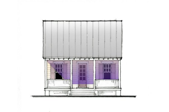 Exterior - Other Elevation for Cottage House Plan #514-11 - 2 bed, 2 bath