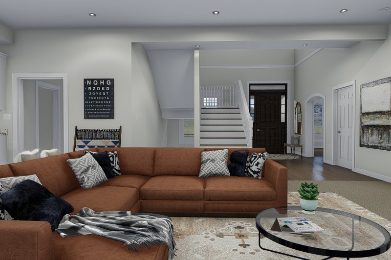 Architectural House Design - Interior - Family Room 2 for Traditional House Plan #1060-69 - 5 bed, 4.5 bath