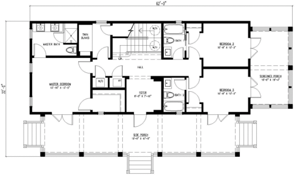 Beach Style House Plan 3 Beds 4 Baths 2201 Sq Ft Plan Beach Style House Plan 3 Beds 4 Baths 2201 Sq Ft Plan