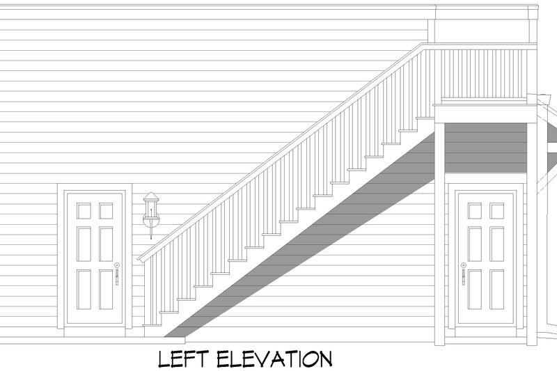 Dream House Plan - Exterior - Other Elevation 1 for Contemporary House Plan #932-1091, 0 bath