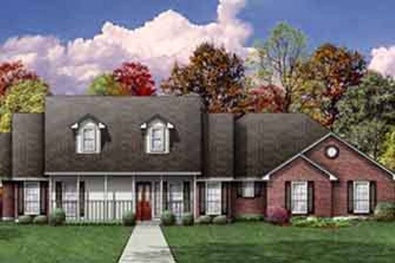 Country Style House Plan - 3 Beds 2 Baths 2000 Sq/Ft Plan #84-163