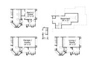 European Style House Plan - 4 Beds 4 Baths 3226 Sq/Ft Plan #411-397 