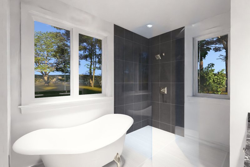 Dream House Plan - Interior - Master Bathroom 1 for Modern House Plan #513-2440 - 2 bed, 2 bath