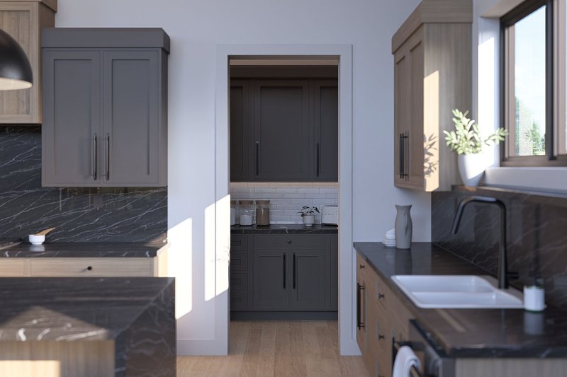 House Design - Interior - Kitchen 1 for Barndominium House Plan #455-324 - 3 bed, 3.5 bath