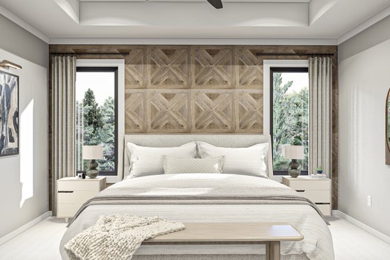 Interior - Master Bedroom for Traditional House Plan #455-545 - 3 bed, 2.5 bath