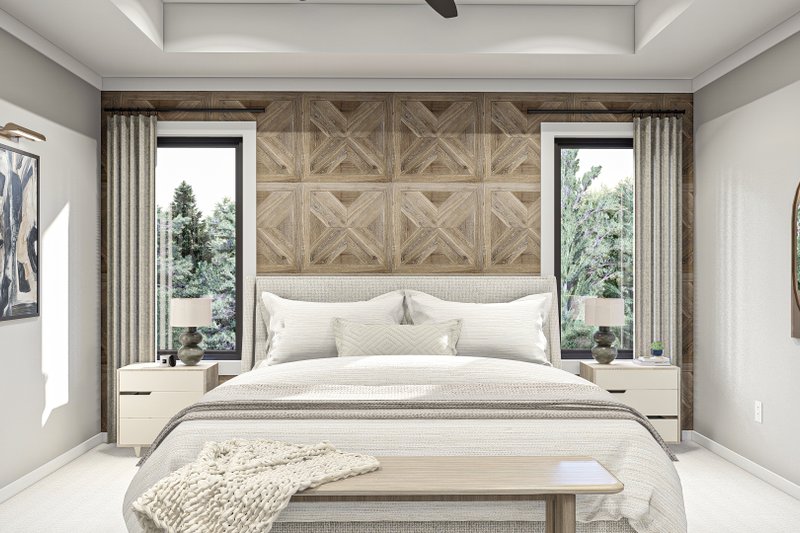 Architectural House Design - Interior - Master Bedroom for Traditional House Plan #455-545 - 3 bed, 2.5 bath