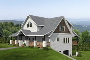 Farmhouse Exterior - Front Elevation Plan #117-950