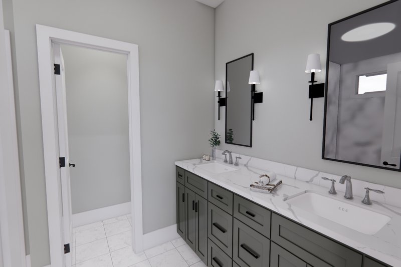 Home Plan - Interior - Master Bathroom for Farmhouse House Plan #51-1327 - 3 bed, 2.5 bath
