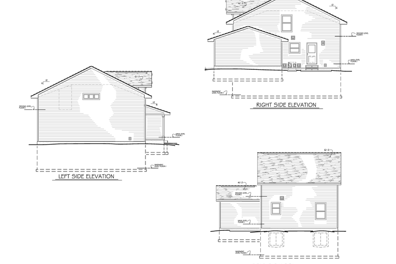 Dream House Plan - Exterior - Other Elevation for Traditional House Plan #1122-5 - 3 bed, 2 bath