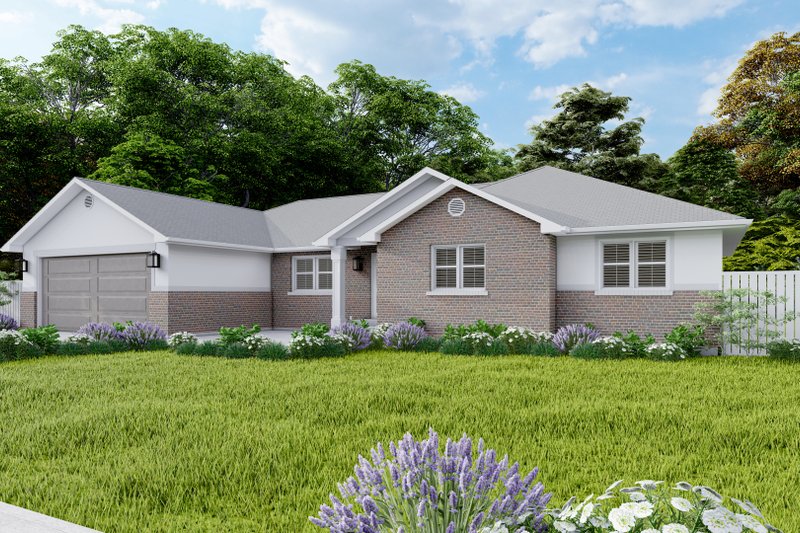 Dream House Plan - Exterior - Front Elevation 3 for Traditional House Plan #1060-252 - 3 bed, 2.5 bath