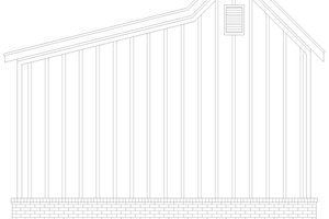 Exterior - Rear Elevation for Contemporary House Plan #932-1012, 0 bath