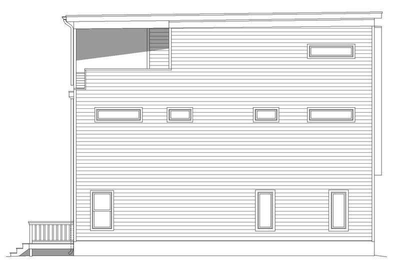 Home Plan - Exterior - Other Elevation for Contemporary House Plan #932-196 - 3 bed, 3.5 bath