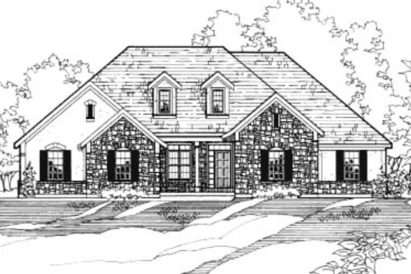 Traditional Style House Plan - 3 Beds 2 Baths 1990 Sq/Ft Plan #31-118