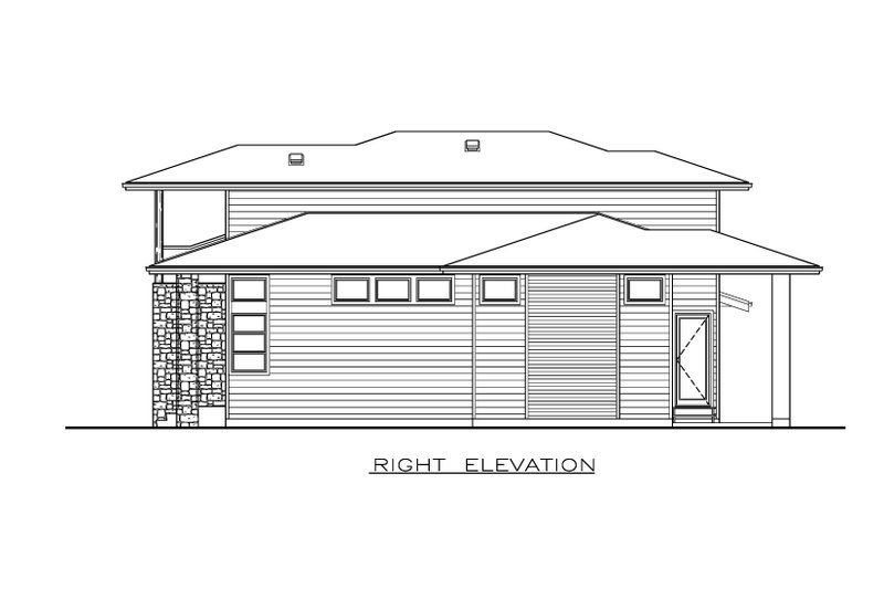 Architectural House Design - Exterior - Other Elevation 1 for Farmhouse House Plan #1100-113 - 3 bed, 2.5 bath