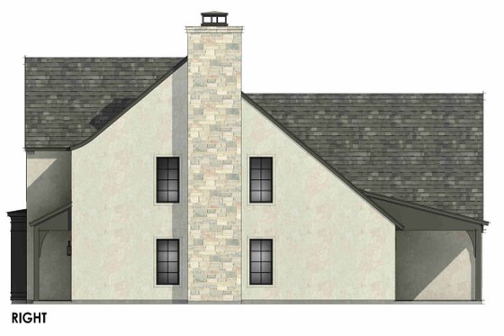 Exterior - Front Elevation 9 for Tudor House Plan #1096-174 - 4 bed, 3.5 bath