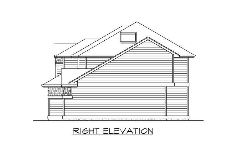 Dream House Plan - Exterior - Other Elevation 3 for Craftsman House Plan #132-108 - 3 bed, 2.5 bath