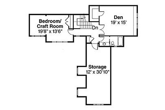 Floor Plan - Upper Floor for Traditional House Plan #124-849 - 3 bed, 3.5 bath