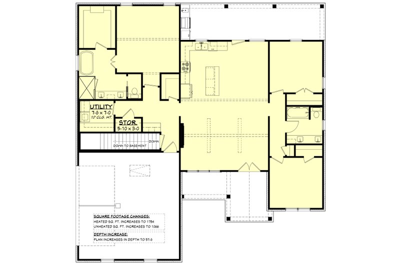 Home Plan - Floor Plan - Other Floor for Farmhouse House Plan #430-362 - 3 bed, 2 bath