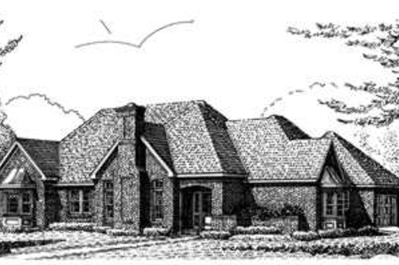 House Plan Design - European Exterior - Front Elevation Plan #410-388