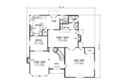 Adobe / Southwestern Style House Plan - 3 Beds 2.5 Baths 3058 Sq/Ft Plan #1-761 