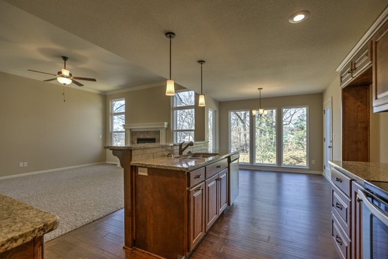 Interior - Kitchen 2 for Ranch House Plan #20-1869 - 3 bed, 2 bath