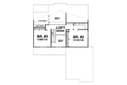Craftsman Style House Plan - 3 Beds 2.5 Baths 2100 Sq/Ft Plan #50-284 