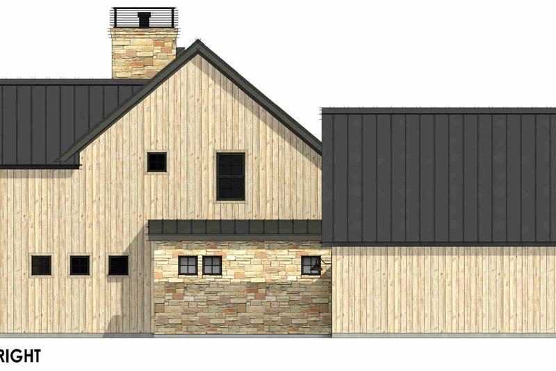 House Plan Design - Exterior - Other Elevation 1 for Farmhouse House Plan #1096-155 - 3 bed, 2.5 bath