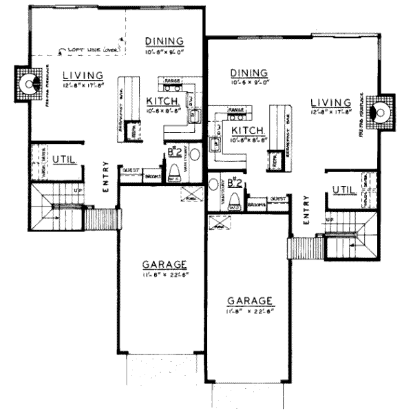 Modern Floor Plan - Main Floor Plan #303-275