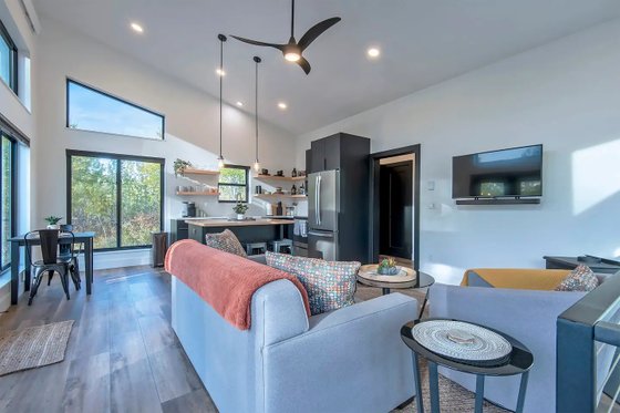 Photo 8 for Contemporary House Plan #932-216 - 1 bed, 2 bath