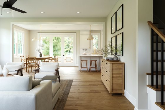 Interior - Family Room 3 for Farmhouse House Plan #461-111 - 3 bed, 2.5 bath