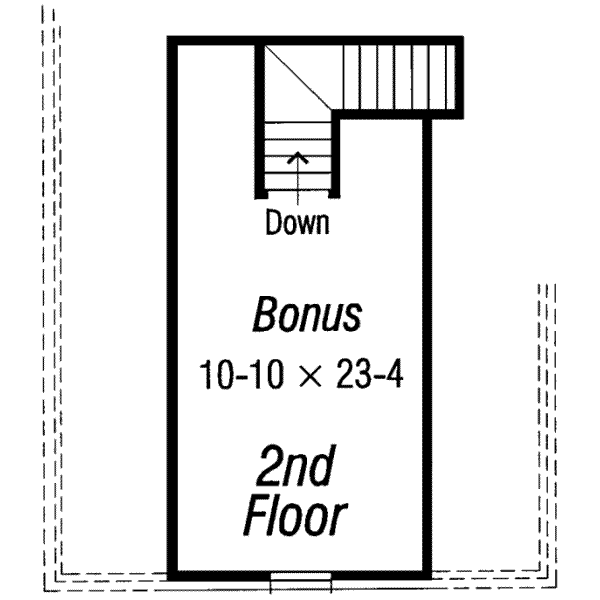 European Floor Plan - Upper Floor Plan #329-114