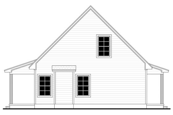 Exterior - Other Elevation for Farmhouse House Plan #430-285 - 1 bed, 2 bath
