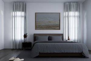 Interior - Master Bedroom for Farmhouse House Plan #1112-16 - 4 bed, 3 bath