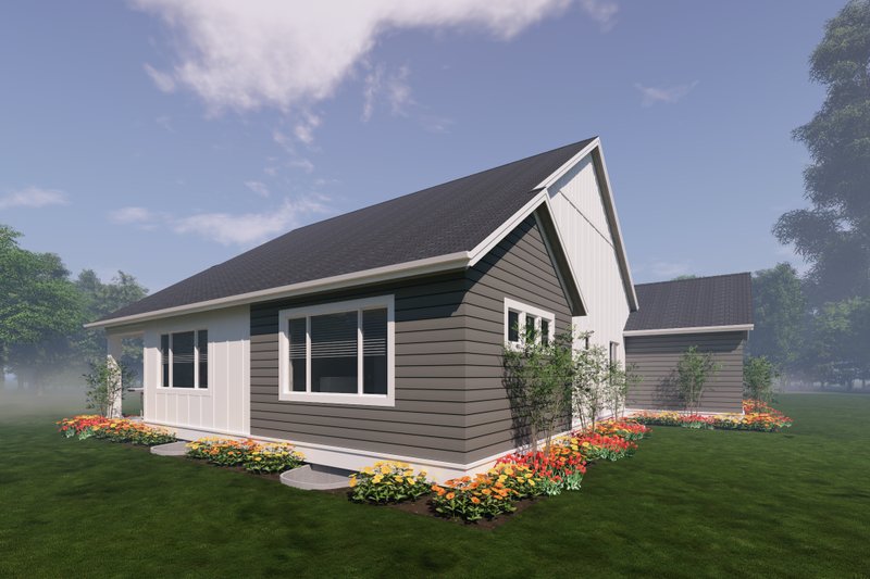 Home Plan - Exterior - Other Elevation 3 for Traditional House Plan #1069-26 - 2 bed, 2 bath