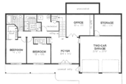 Southern Style House Plan - 4 Beds 3 Baths 2788 Sq/Ft Plan #18-9141 