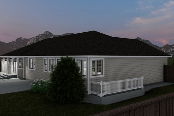 Exterior - Other Elevation for Traditional House Plan #1060-63 - 3 bed, 2.5 bath