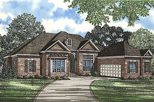 Traditional Exterior - Front Elevation Plan #17-2062