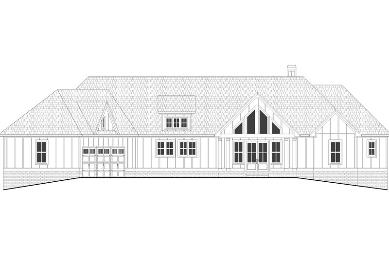 House Design - Exterior - Front Elevation 3 for Craftsman House Plan #437-131 - 3 bed, 2 bath