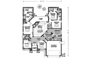 European Style House Plan - 3 Beds 2.5 Baths 2390 Sq/Ft Plan #310-252 