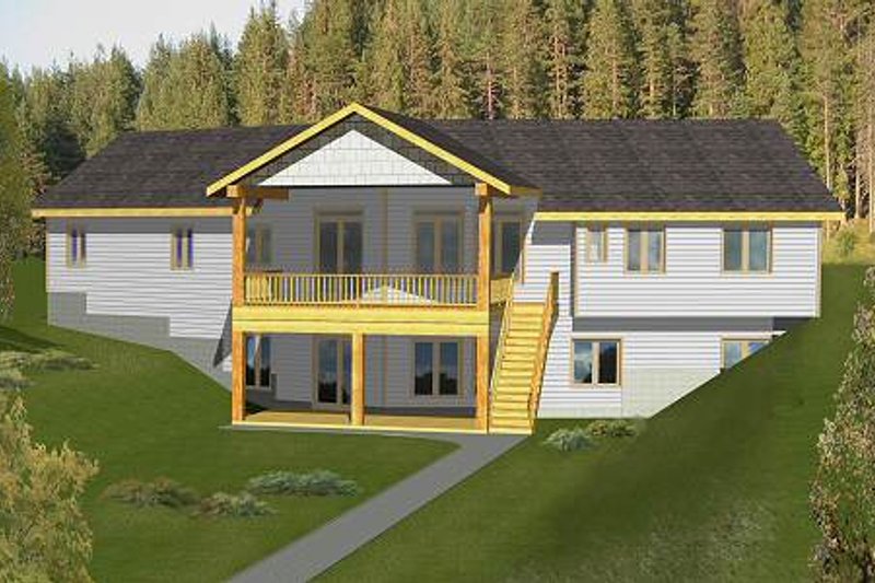 Home Plan - Modern Exterior - Front Elevation Plan #117-582
