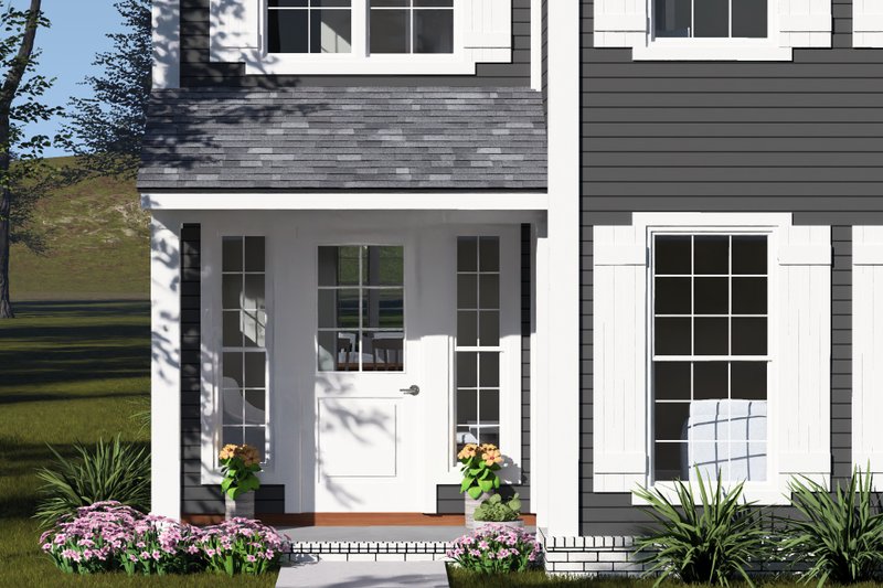 Architectural House Design - Exterior - Covered Porch for Cottage House Plan #513-2457 - 3 bed, 2.5 bath