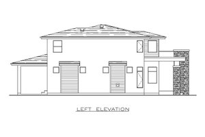Exterior - Other Elevation 1 for Modern House Plan #1100-57 - 4 bed, 2.5 bath