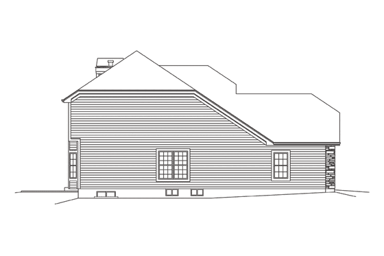 Exterior - Other Elevation for Craftsman House Plan #57-616 - 3 bed, 2.5 bath