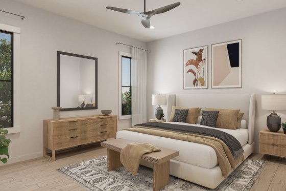 Interior - Master Bedroom for Barndominium House Plan #430-363 - 4 bed, 3.5 bath