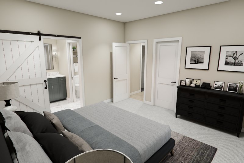 House Design - Interior - Master Bedroom 1 for Beach House Plan #51-1396 - 3 bed, 2.5 bath
