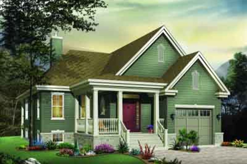 House Plan Design - Traditional Exterior - Front Elevation Plan #23-566